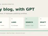 How I’ve Improved My Blog with GPT, One Step at a Time